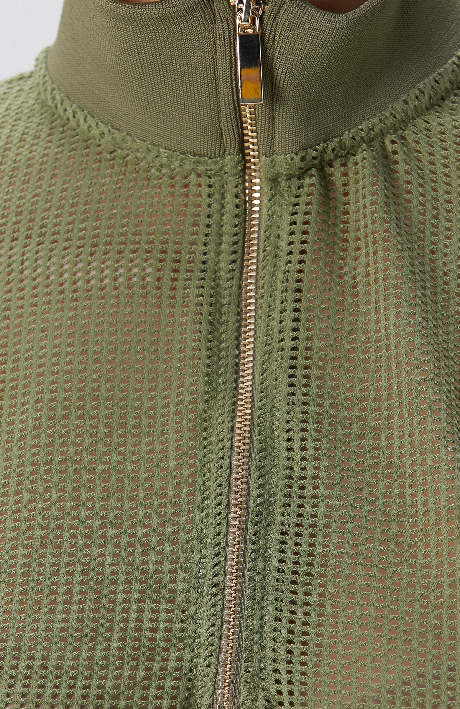 8683798866335_6 Haki Sweatshirt Kısa Kol Kadın - Görsel 2