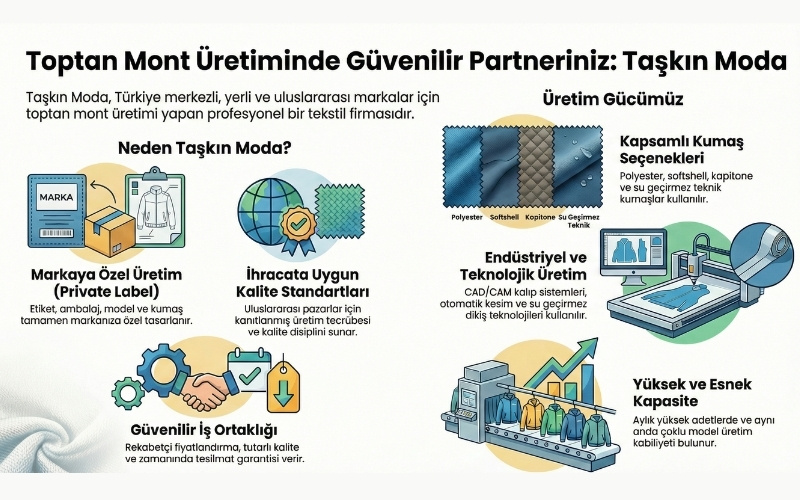 Toptan mont üretimi