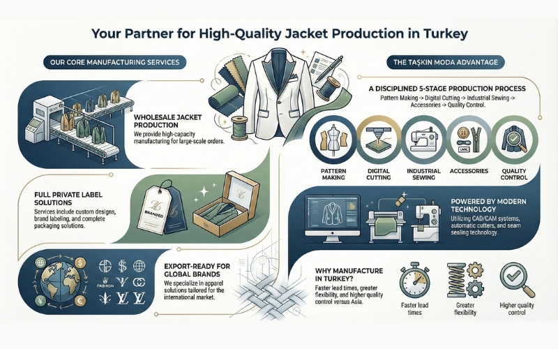 Turkish jacket outwear manufacturer