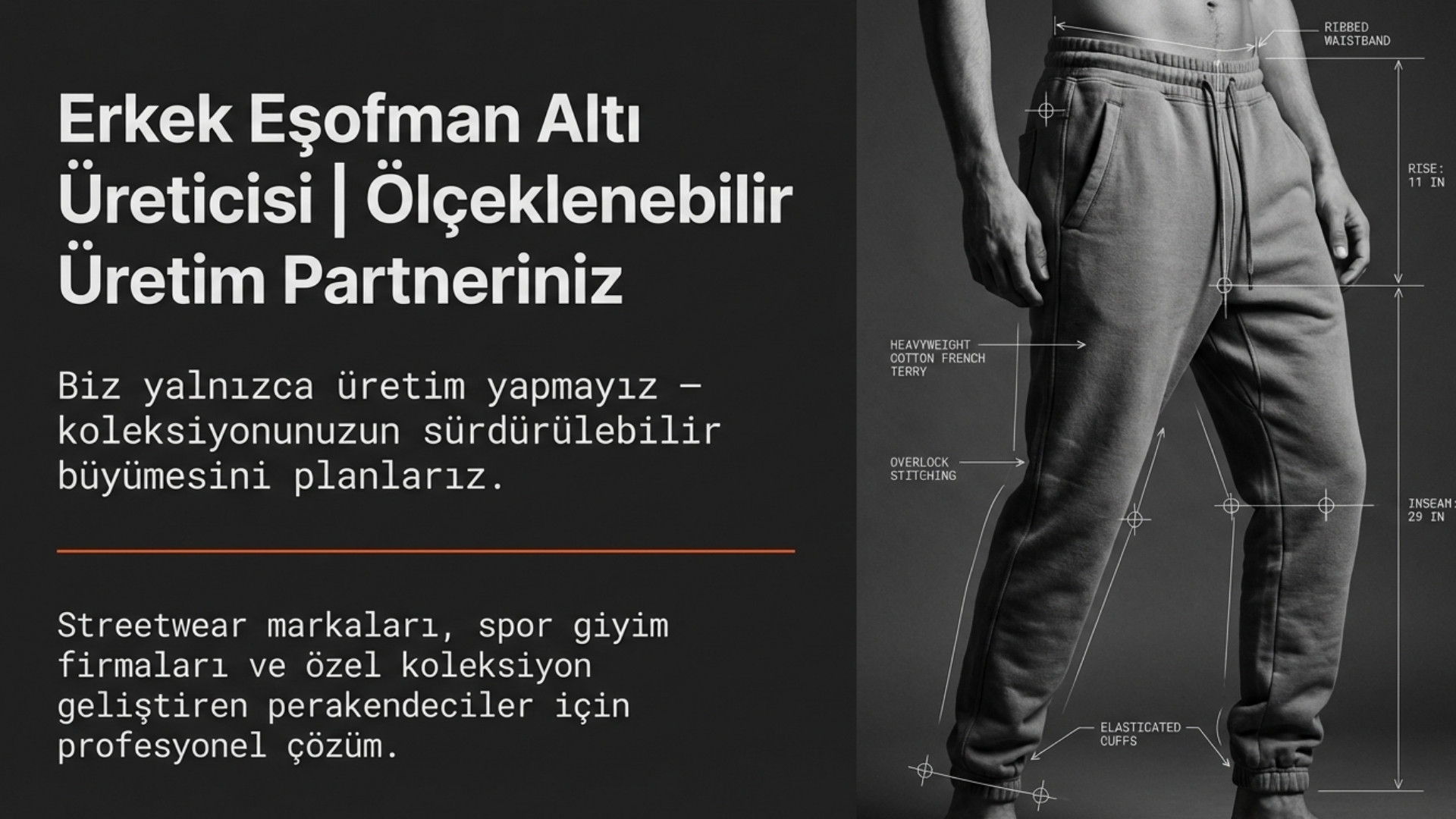 Erkek Eşofman Altı Üreticisi