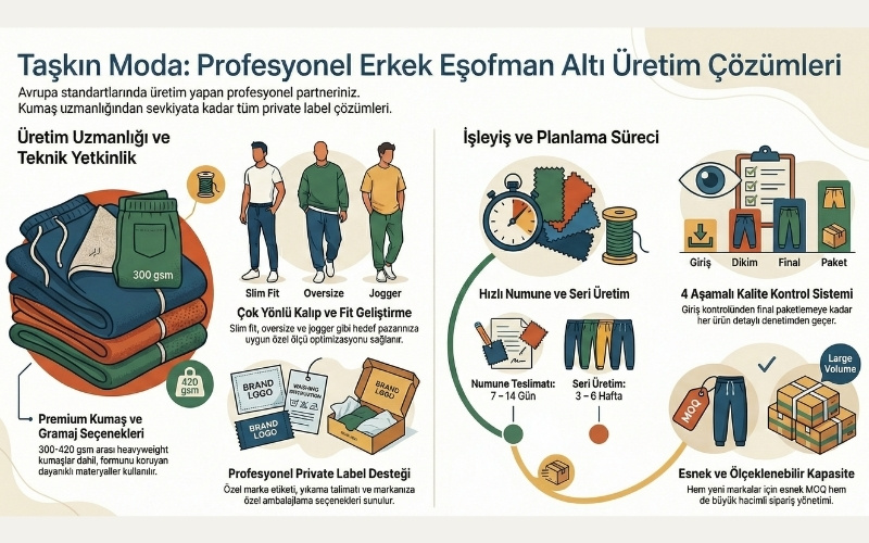 Erkek Eşofman Altı Üreticisi