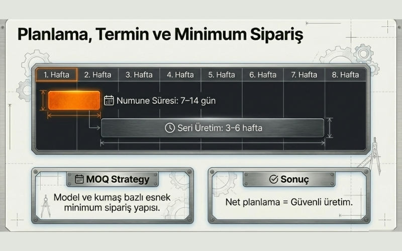 Minimum Sipariş & Termin