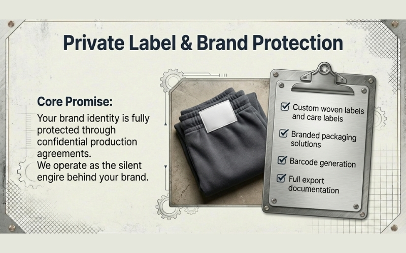 Private Label Sweatpants Manufacturing