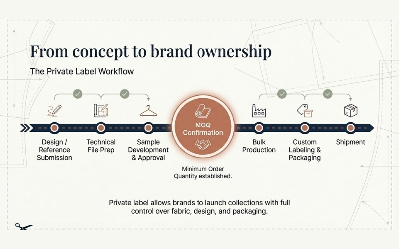 Private Label Women Clothing Production Process