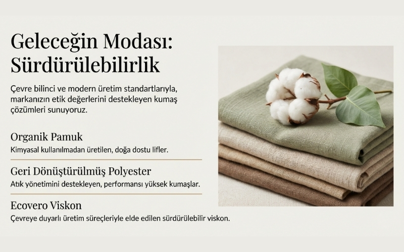 Sürdürülebilir Kumaş Seçenekleri