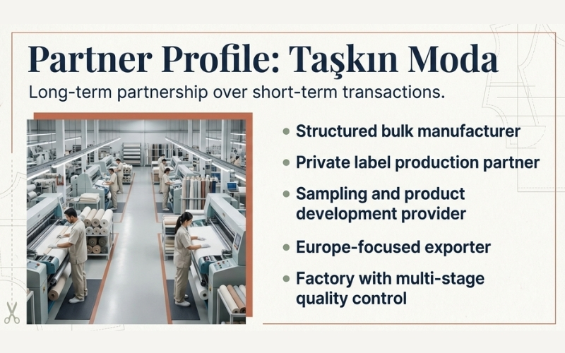 Taşkın Moda at Women Clothing Positioning