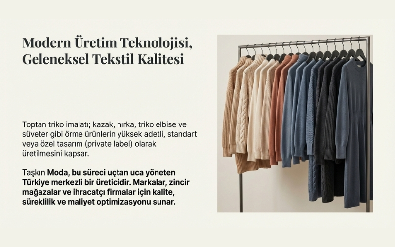 Toptan Triko İmalatı Nedir?