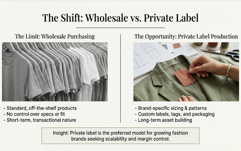 What Is Private Label Manufacturing in Women’s Apparel?