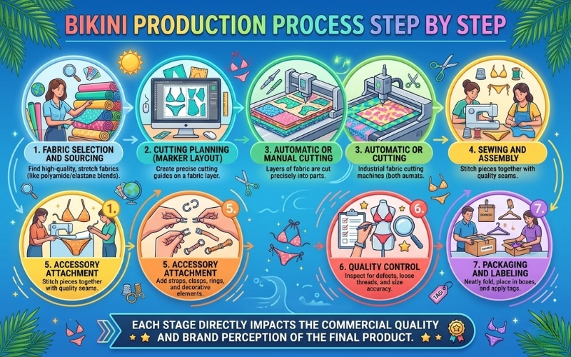 Bikini Production Process Step by Step