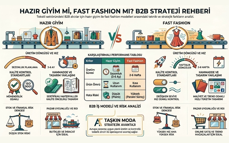 Hazır Giyim ve Fast Fashion Arasındaki Farklar
