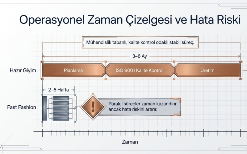 Üretim Süreci ve Tedarik Zinciri Farkları
