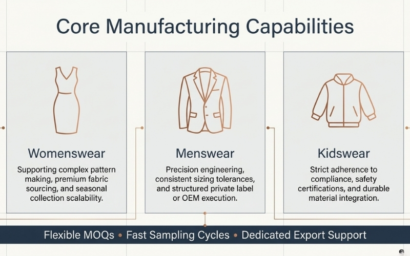 Clothing Production Services at Taşkın Moda