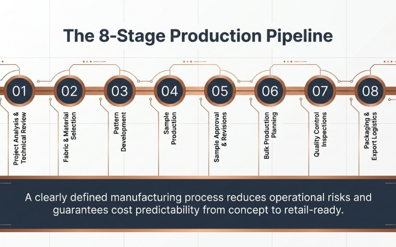 How the Clothing Manufacturing Process Works