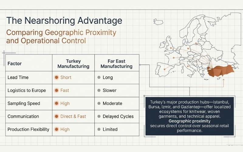 Why European Brands Choose Clothing Manufacturers in Turkey 